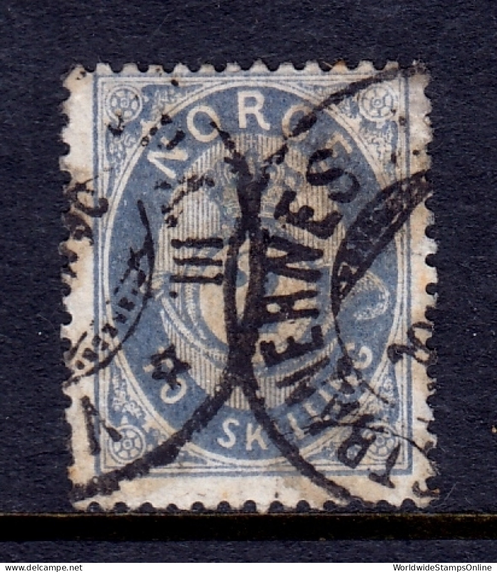 Norway - Scott #17b - Used - See Description - SCV $30 - Usati