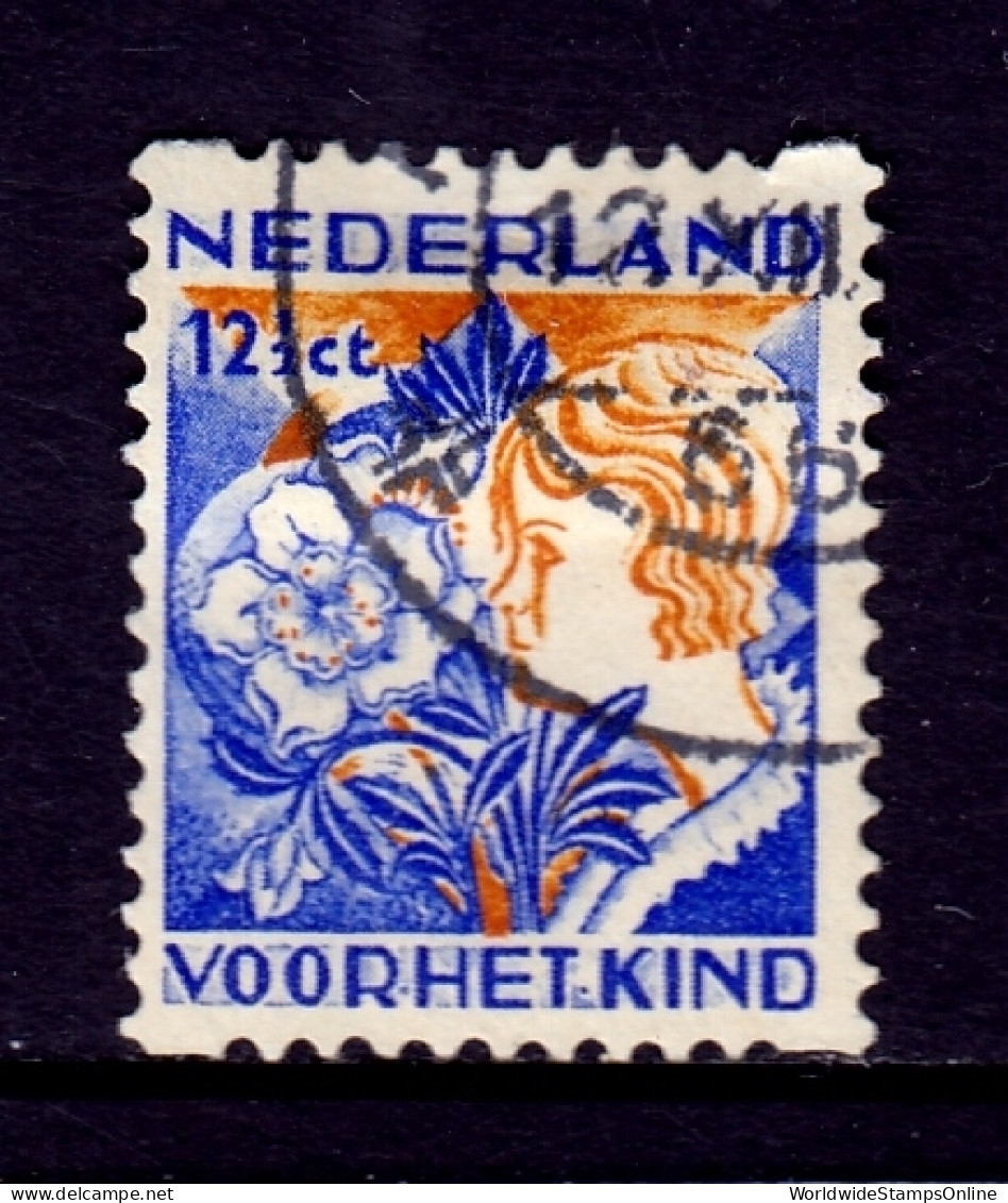 Netherlands - Scott #B61a - Used - Curled On Hinge, Pencil/rev. - SCV $22 - Oblitérés