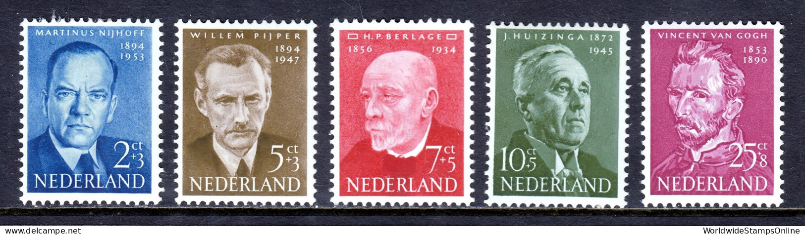 Netherlands - Scott #B264-B268 - MH - Some Minor Paper Adhesion/rev. - SCV $29 - Unused Stamps
