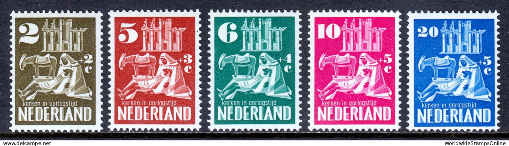 Netherlands - Scott #B214-B218 - MH - SCV $61 - Unused Stamps