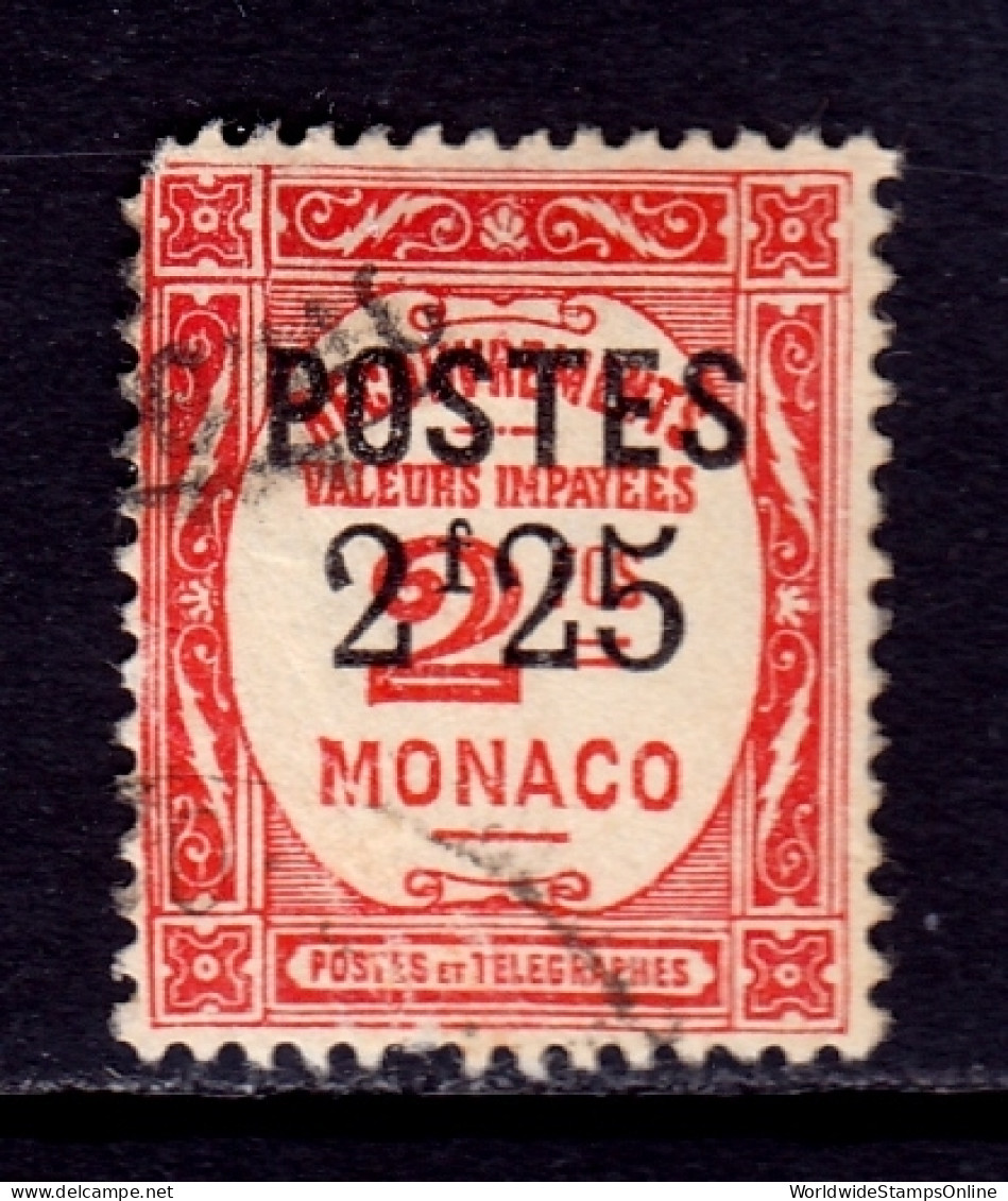 Monaco - Scott #143 - Used - Rounded Corner UL - SCV $19 - Gebraucht