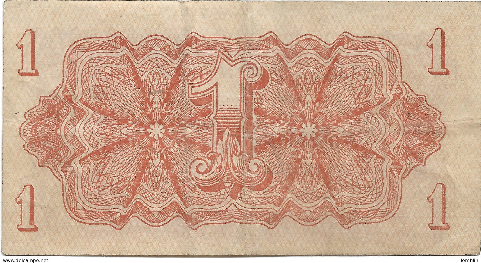 TCHECOSLOVAQUIE - 1 COURONNE OCCUPATION SOVIETIQUE 1944 - Czechoslovakia