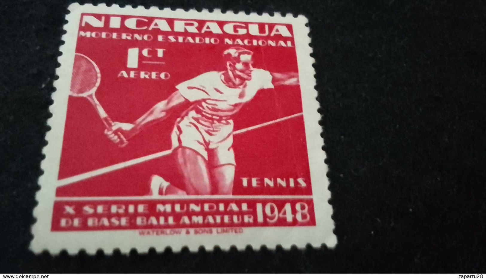 NİARAGUA- 1848   1  C.     DAMGASIZ  NOT GOM - Nicaragua