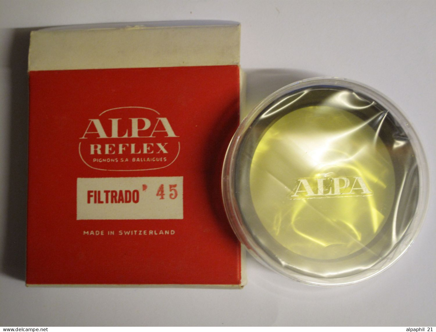 Alpa Reflex Filter, Filtrado Ø D No. 45 (pale Yellow) - Andere & Zonder Classificatie