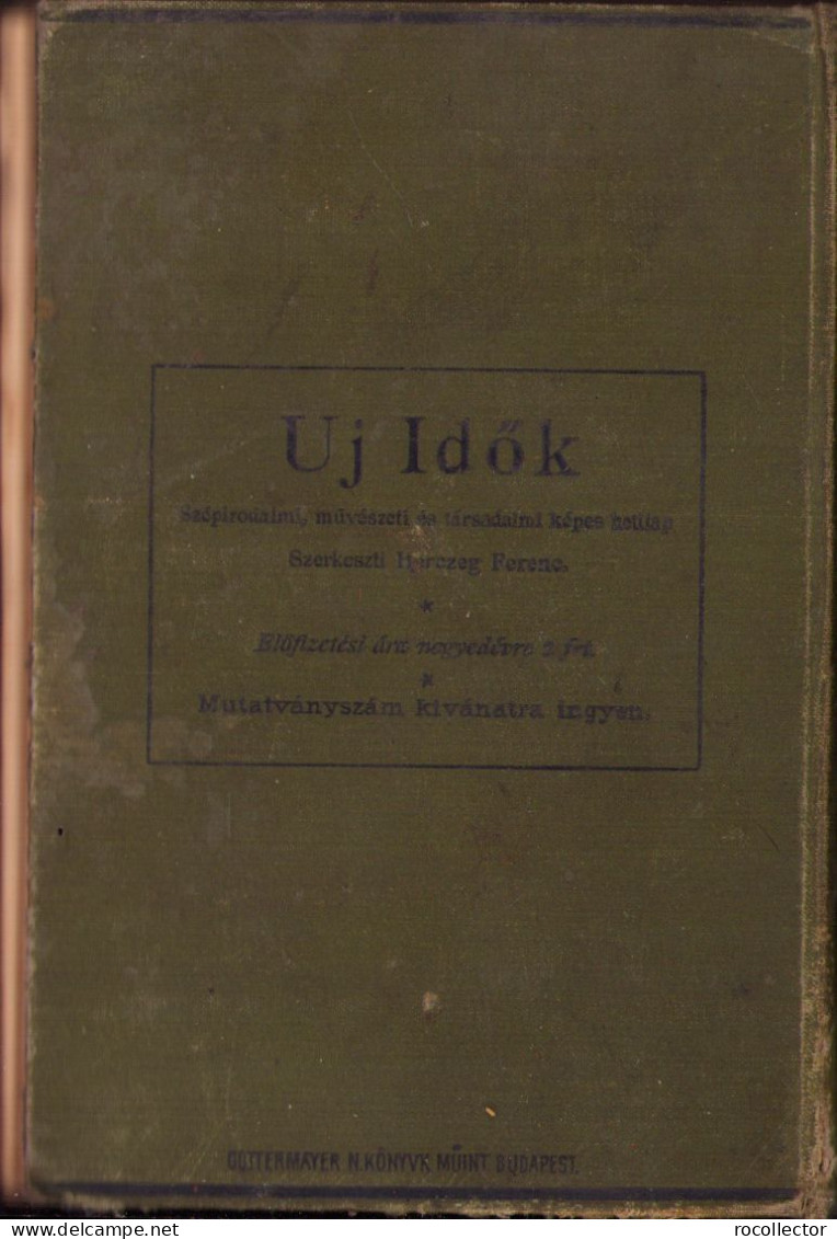 Almanach az 1904 szökő-évre szerkeszti Mikszáth Kálmán, Budapest 346SP