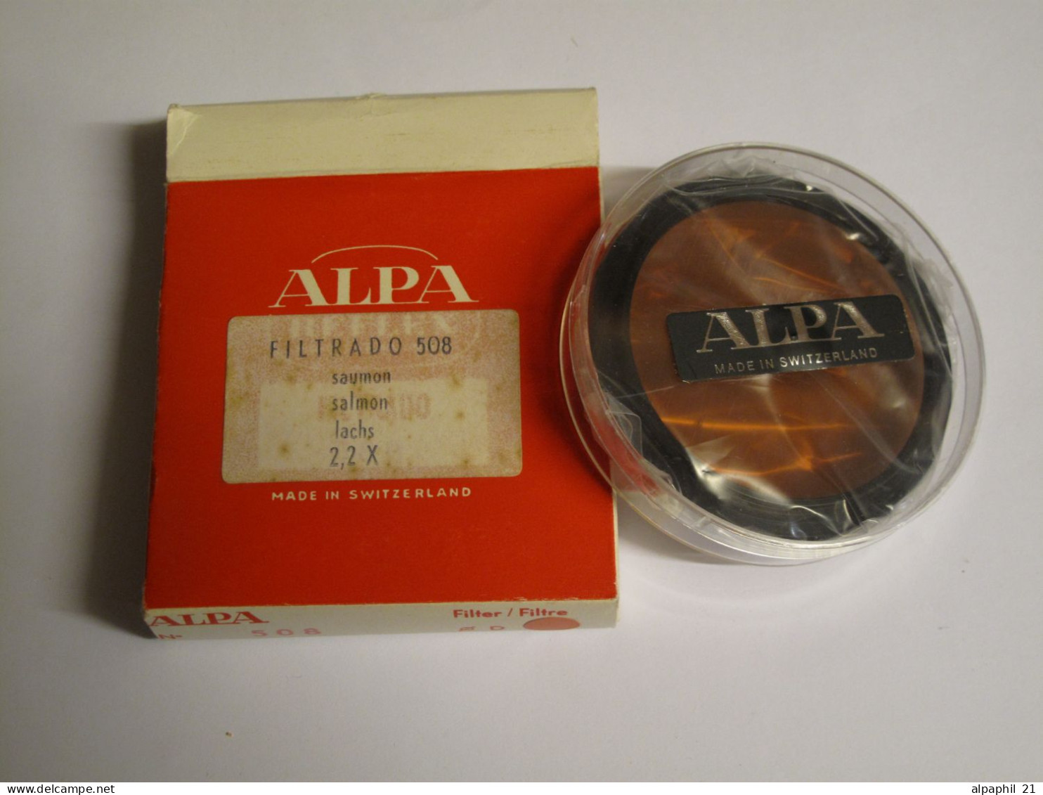 Alpa Reflex Filter, Filtrado Ø D No. 508 (salmon) - Andere & Zonder Classificatie