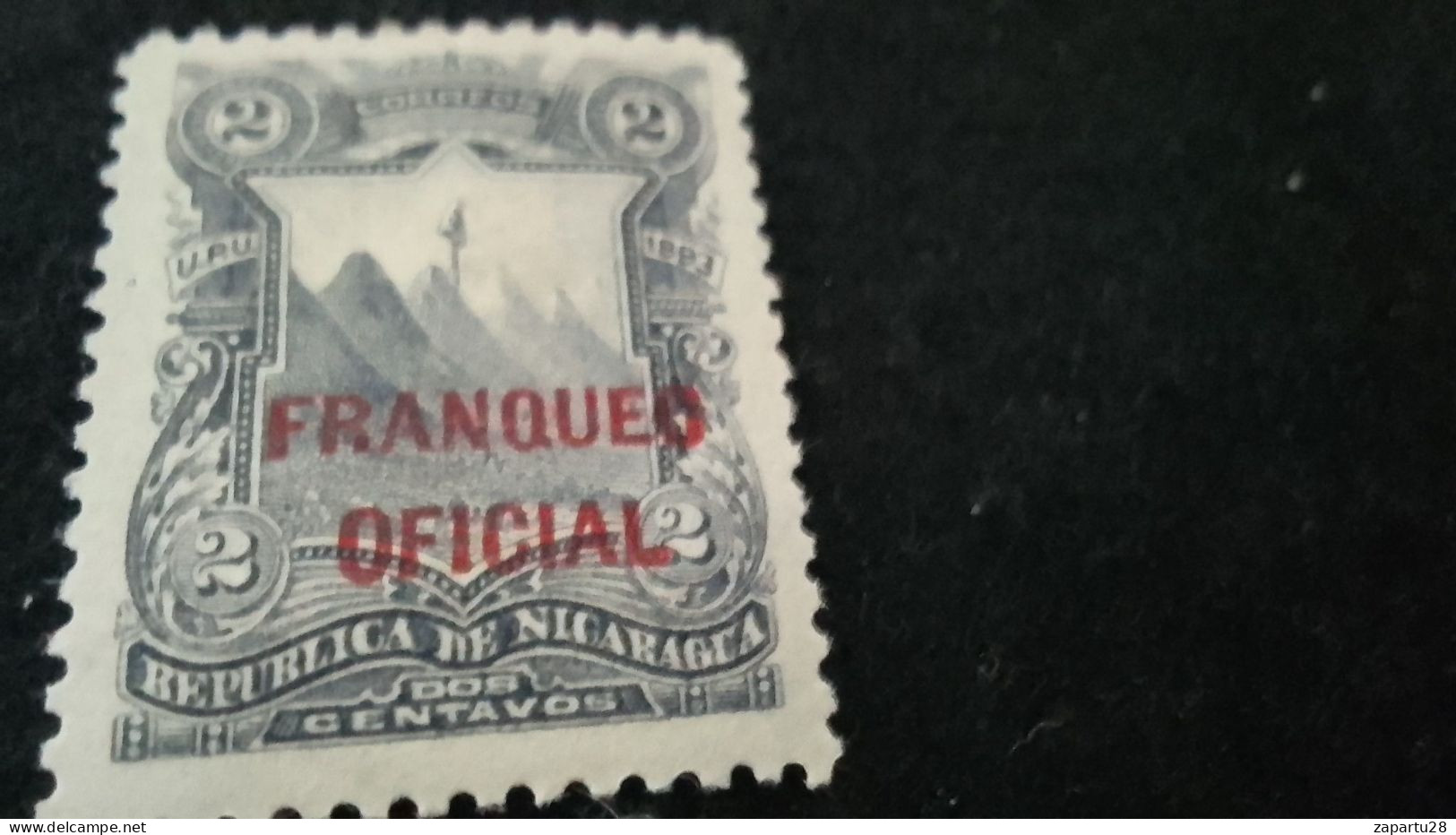 NİARAGUA- 1890-00   2  C.     DAMGASIZ  NOT GOM   RESMİ PUL - Nicaragua