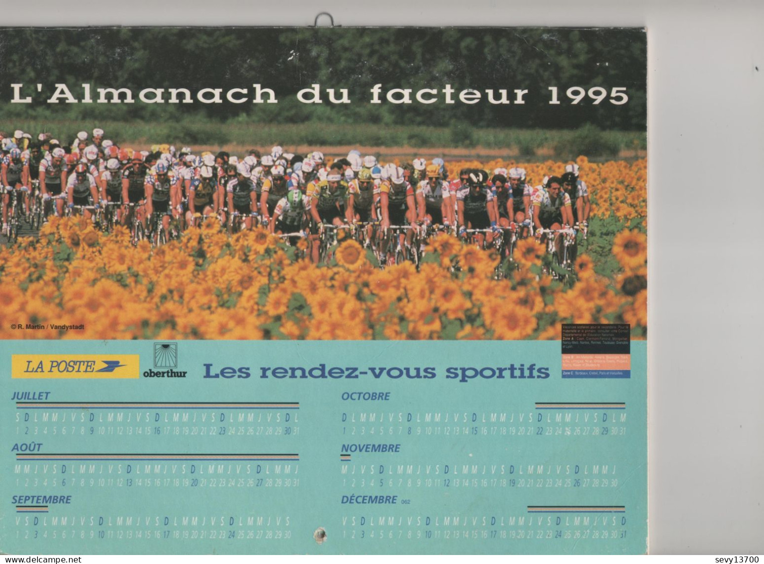 Almanach Du Facteur 1995 - Tamaño Grande : 1991-00