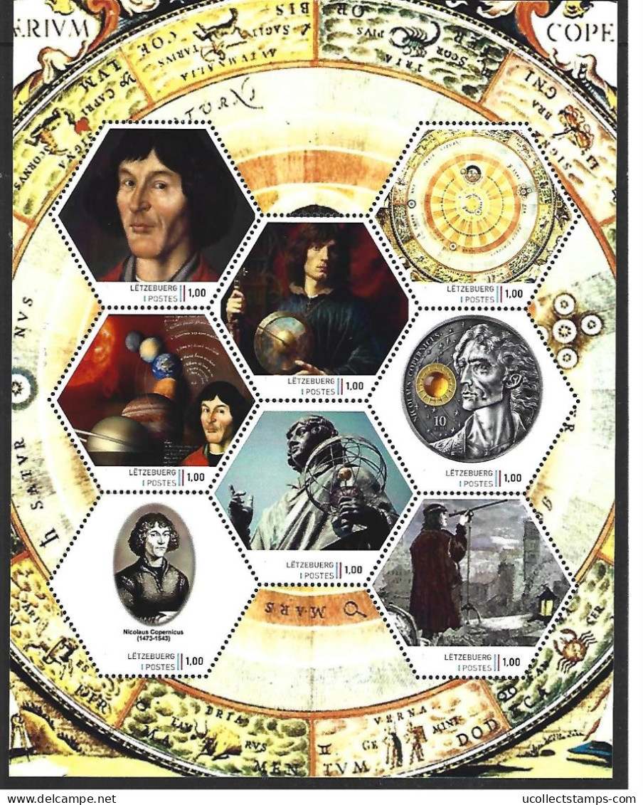 Luxemburg 2024 Nicolaus Copernicus       Sheetlet     Postfris/mnh/neuf - Ungebraucht