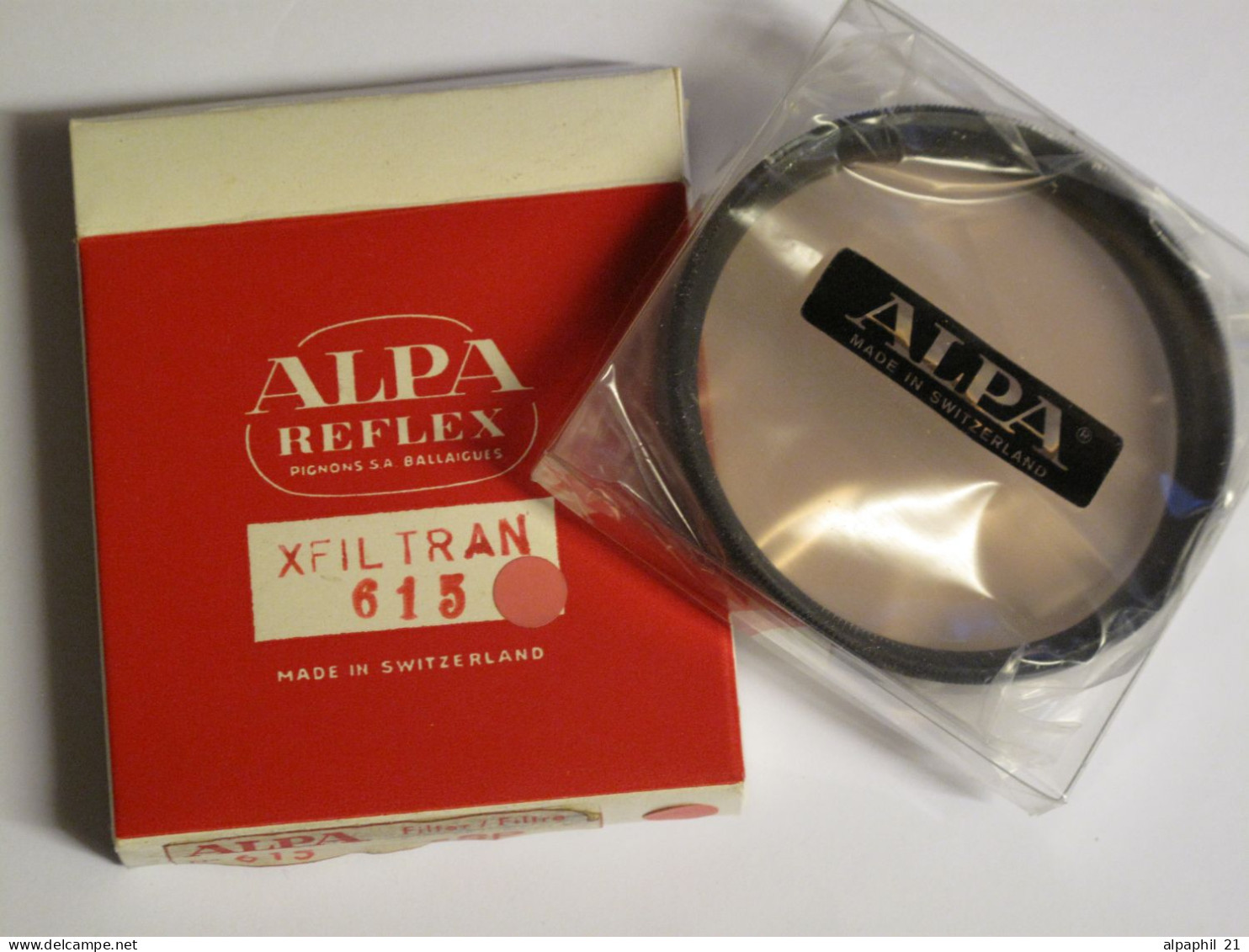 Alpa Reflex Filter, Xfiltran Ø SP No. 615 (pale Pink) - Autres & Non Classés