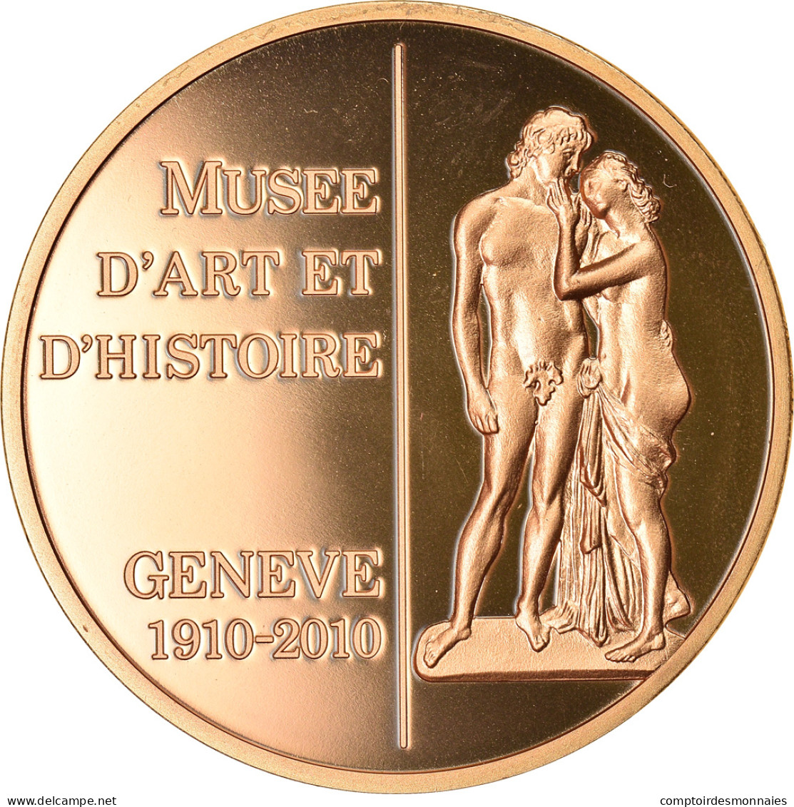 Suisse, Médaille, Centenaire Du Musée D'Art Et D'Histoire De Genève, 2010 - Altri & Non Classificati