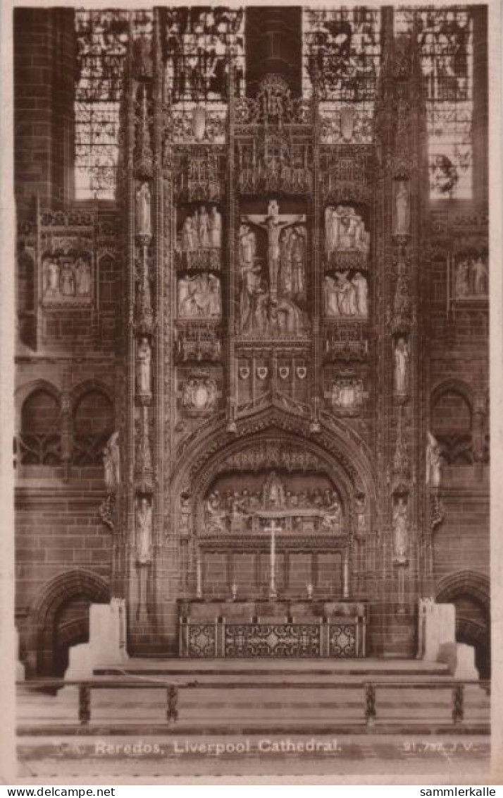 68785 - Grossbritannien - Liverpool - Kathedrale, Reredos - 1930 - Liverpool