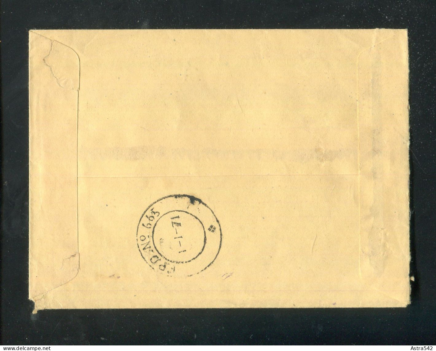 "INDIEN" Brief "ON INDIA GOVERNMENT SERVICE" (A0218) - Timbres De Service