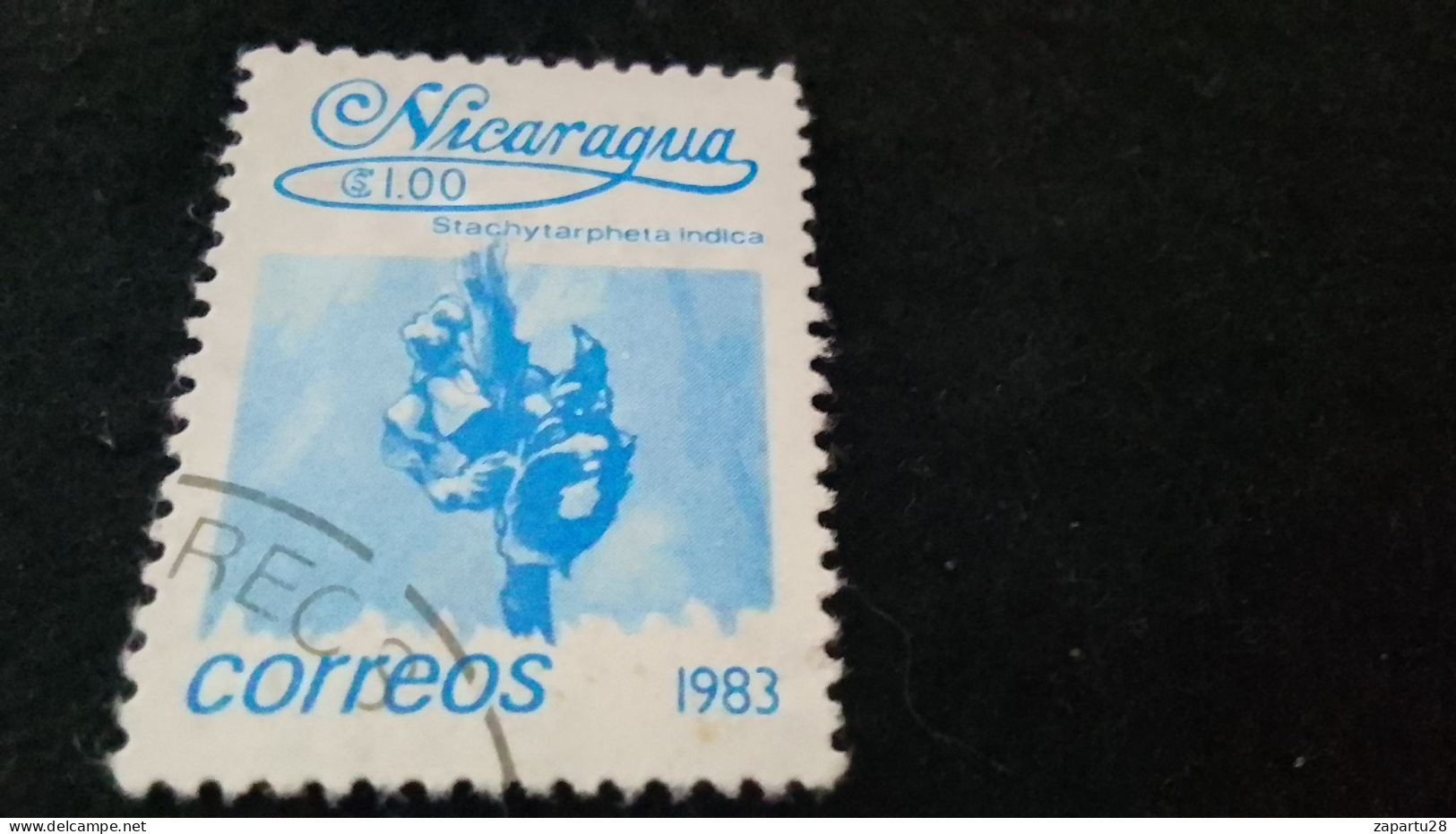 NİARAGUA-1983    1   CORD     DAMGALI - Nicaragua
