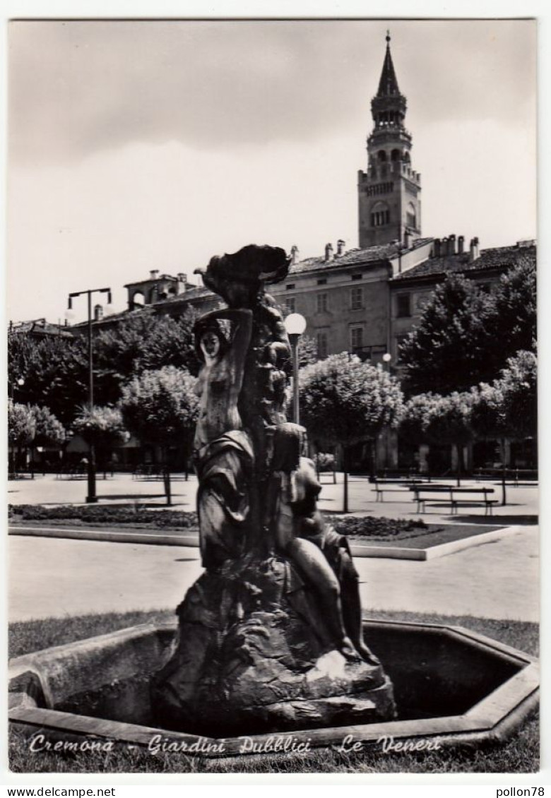 CREMONA - GIARDINI PUBBLICI - LE VENERI - 1952 - Cremona