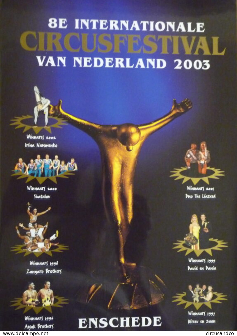 Programme 8ème Internationale Circusfestival Enschede 2003 - Collezioni