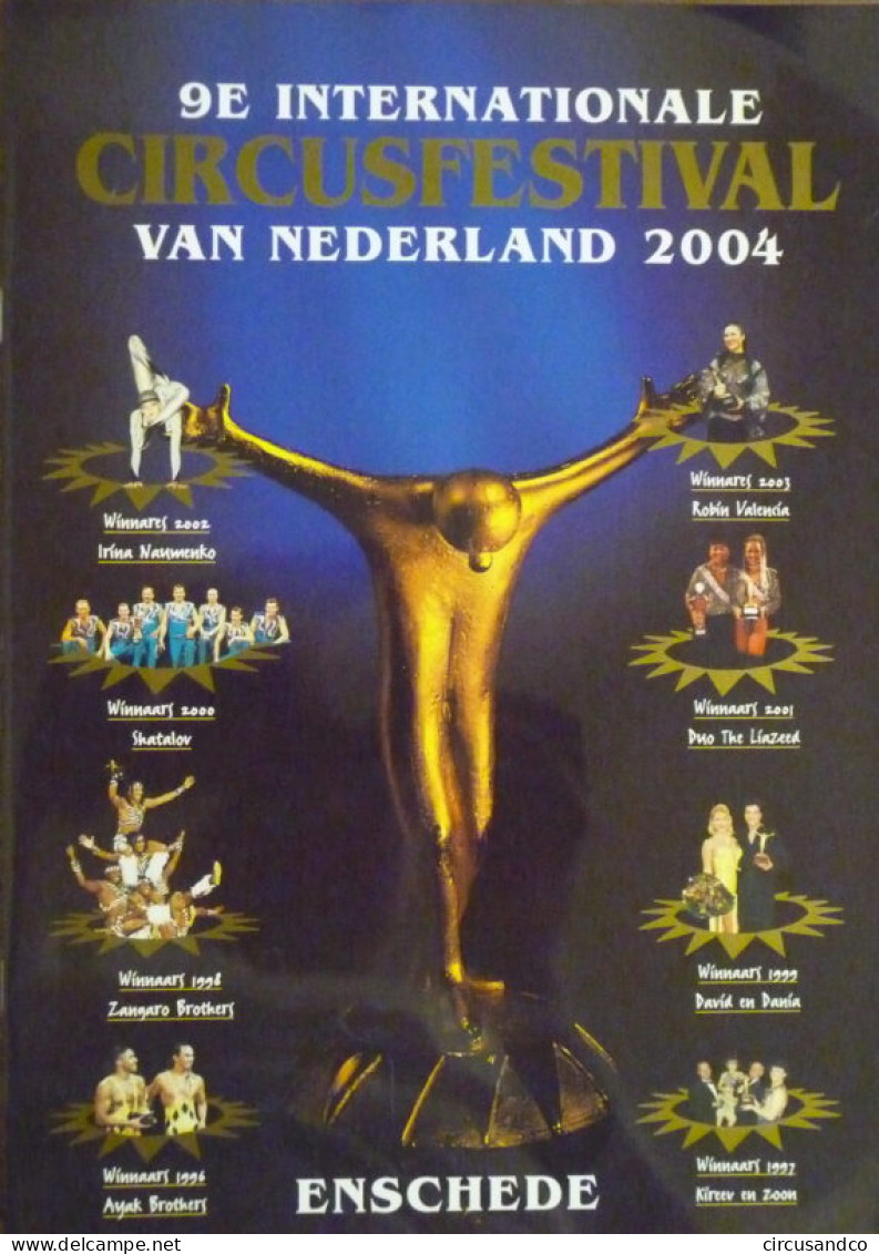 Programme 9ème Internationale Circusfestival Enschede 2004 - Collezioni