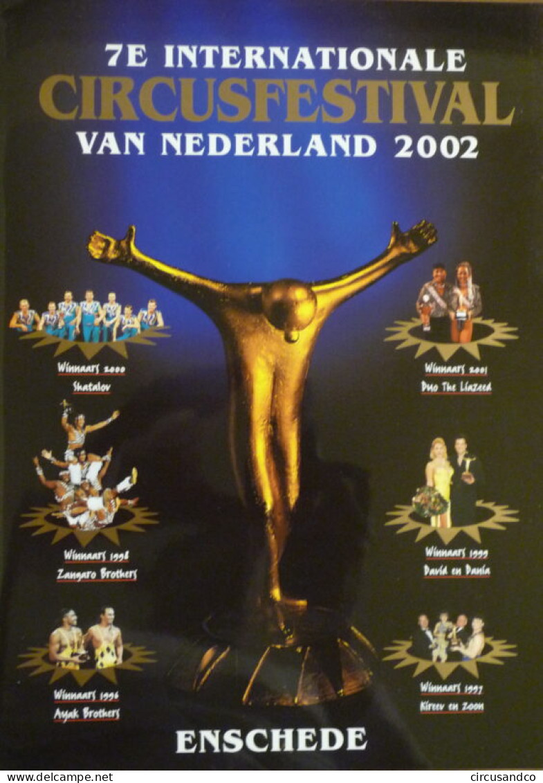 Programme 7ème Internationale Circusfestival Enschede 2002 - Collezioni