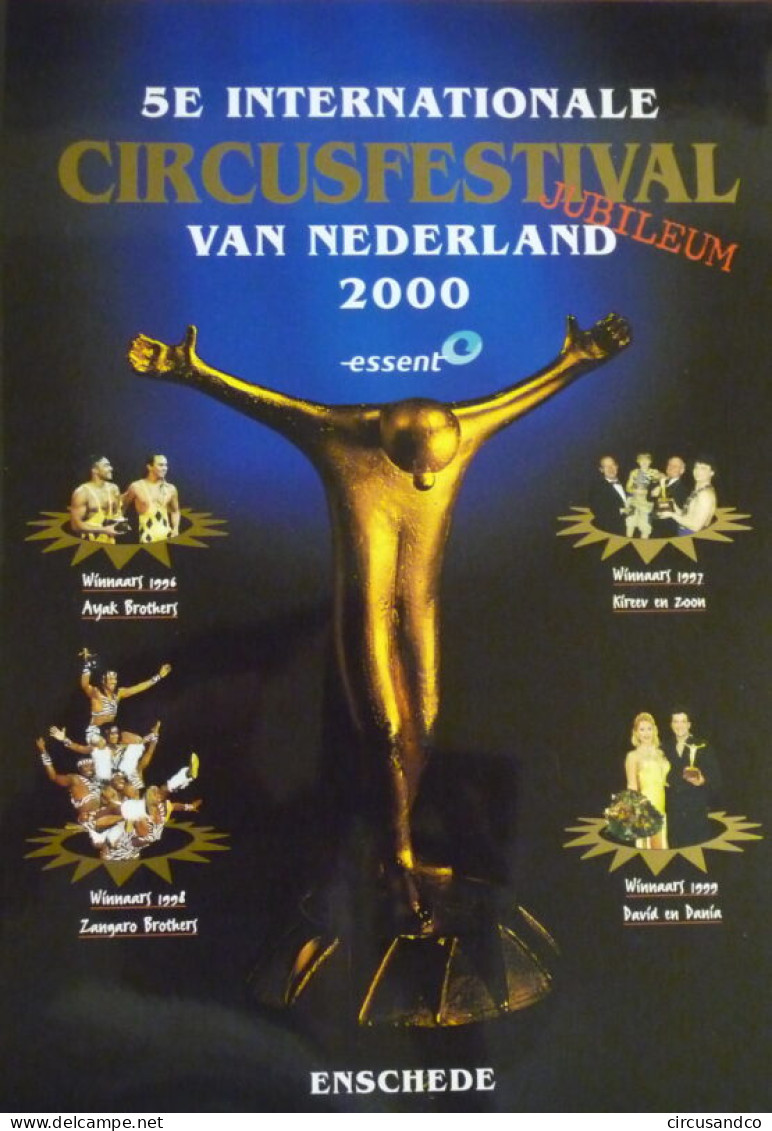 Programme 5ème Internationale Circusfestival Enschede 2000 - Collezioni