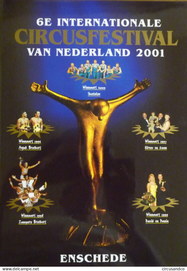 Programme 6ème Internationale Circusfestival Enschede 2001 - Collezioni