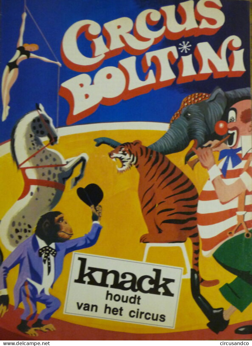 Programme Circus Toni Boltini 1979 - 1980 - Collezioni