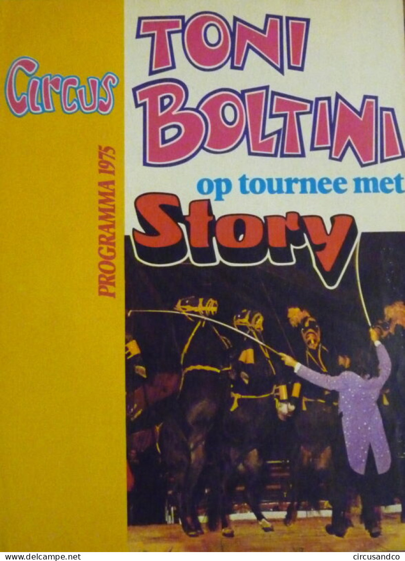 Programme Circus Toni Boltini 1975 - Collezioni