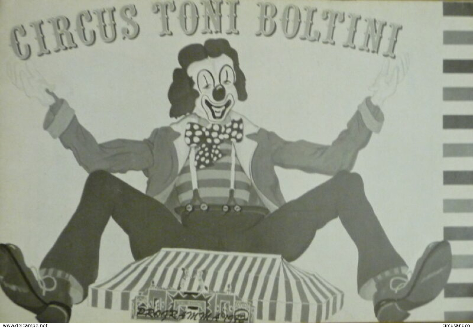 Programme Circus Toni Boltini 1972 - Collezioni