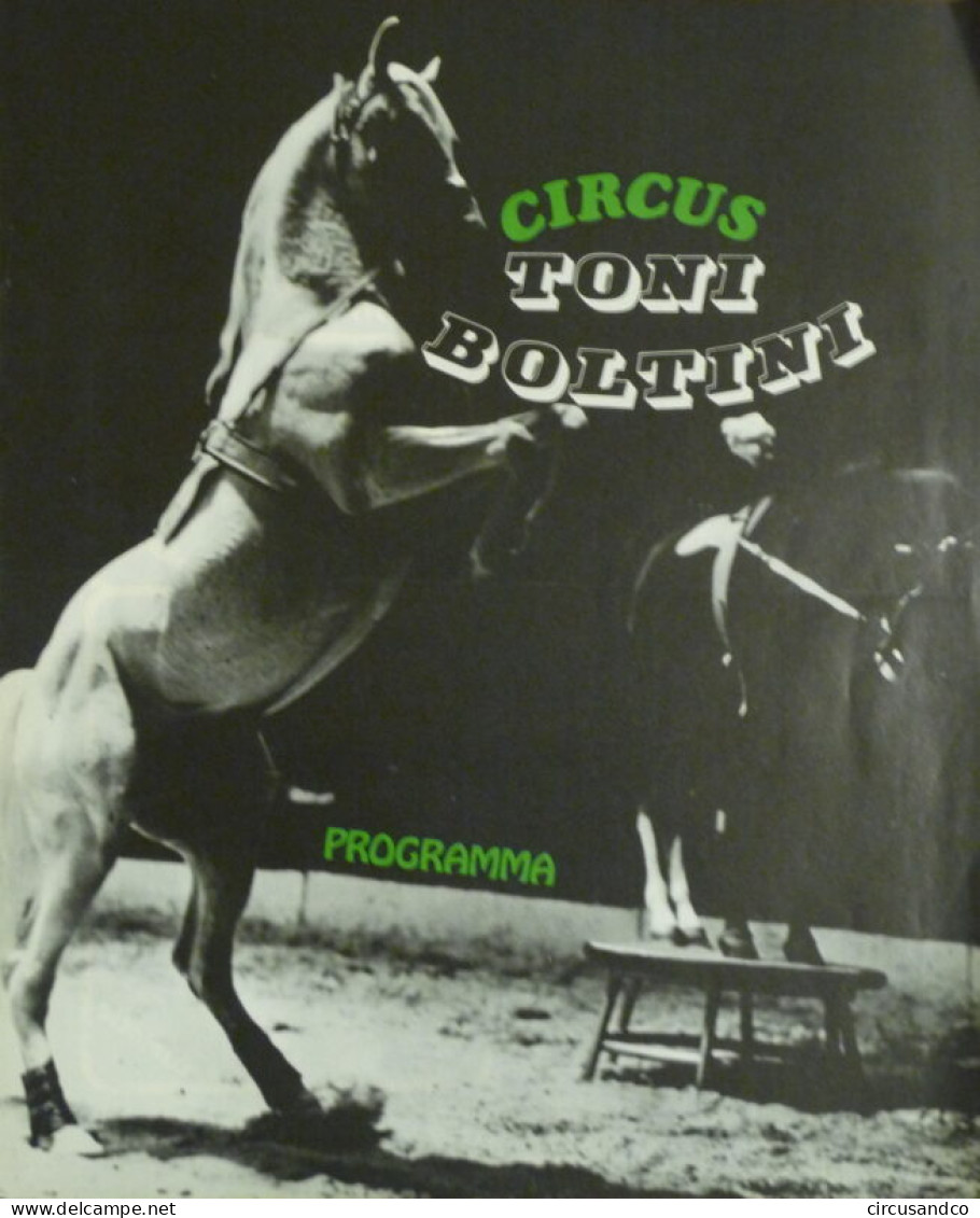 Programme Circus Toni Boltini 1966 - Collezioni