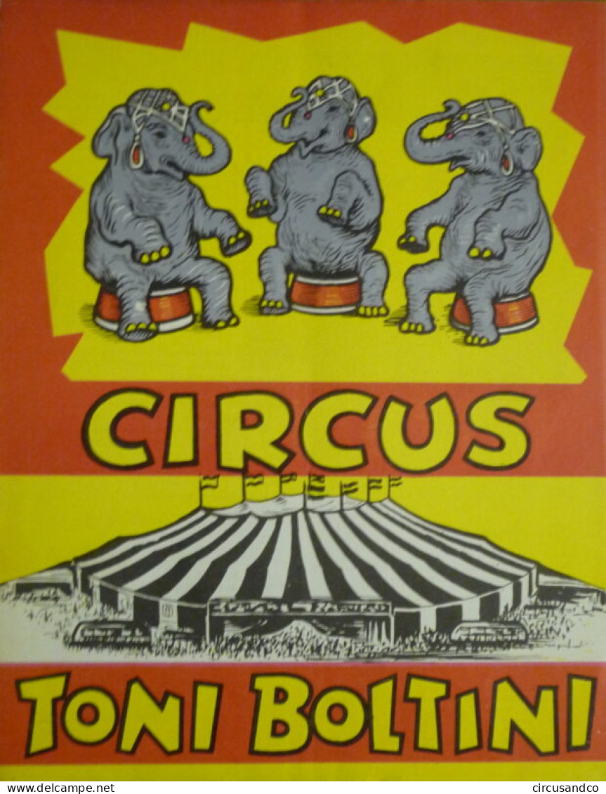 Programme Circus Toni Boltini 1964 - Collezioni