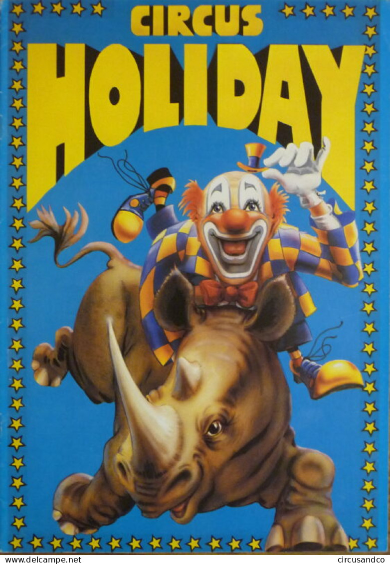 Programme Circus Holiday 1988 - 1989 - Collezioni