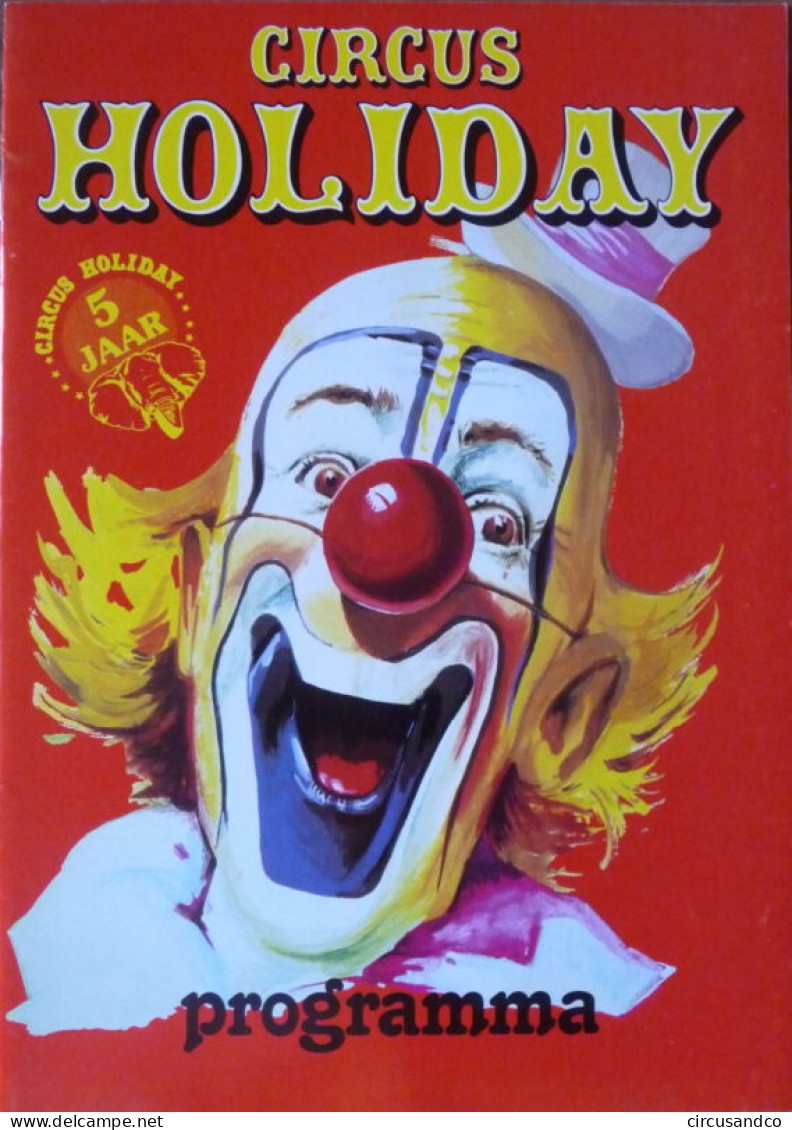 Programme Circus Holiday 1984 - Collezioni