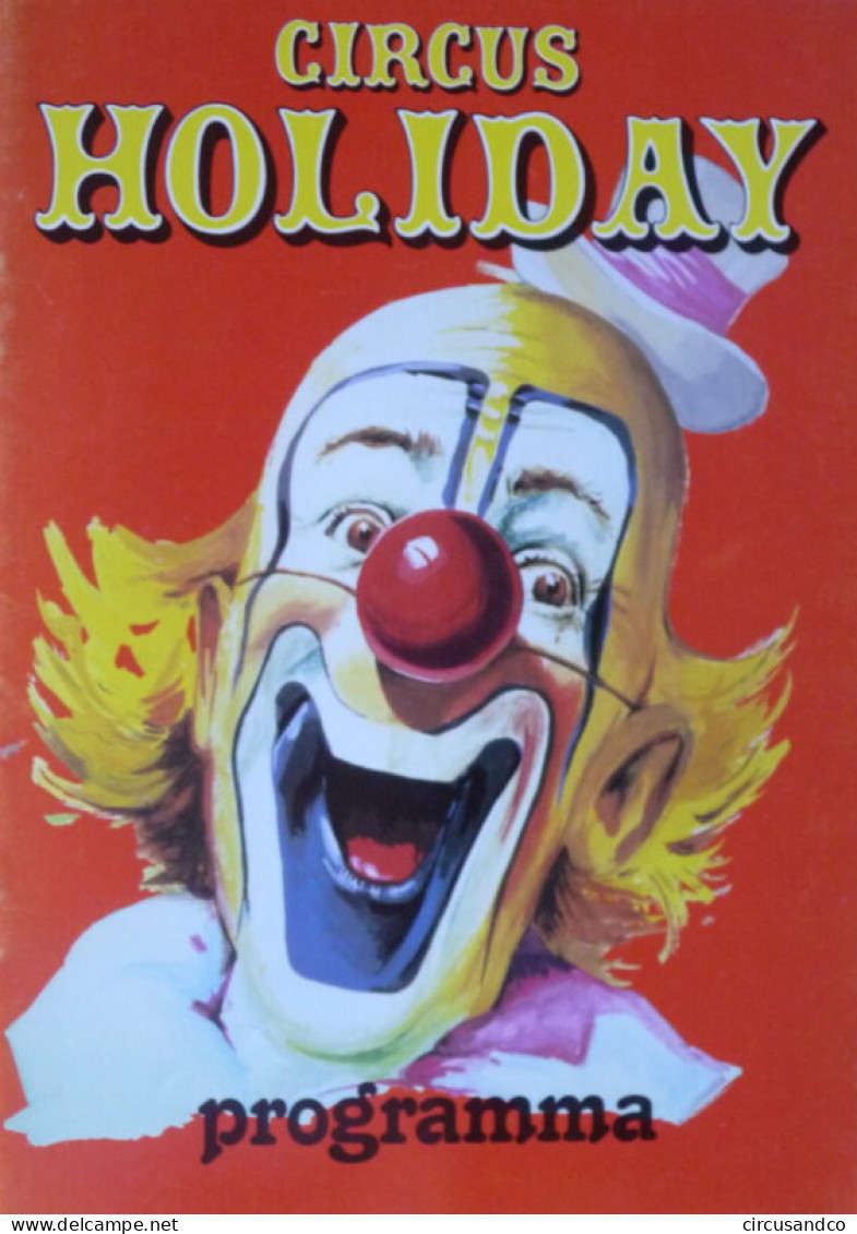 Programme Circus Holiday 1983 - 1984 Amsterdam - Collezioni