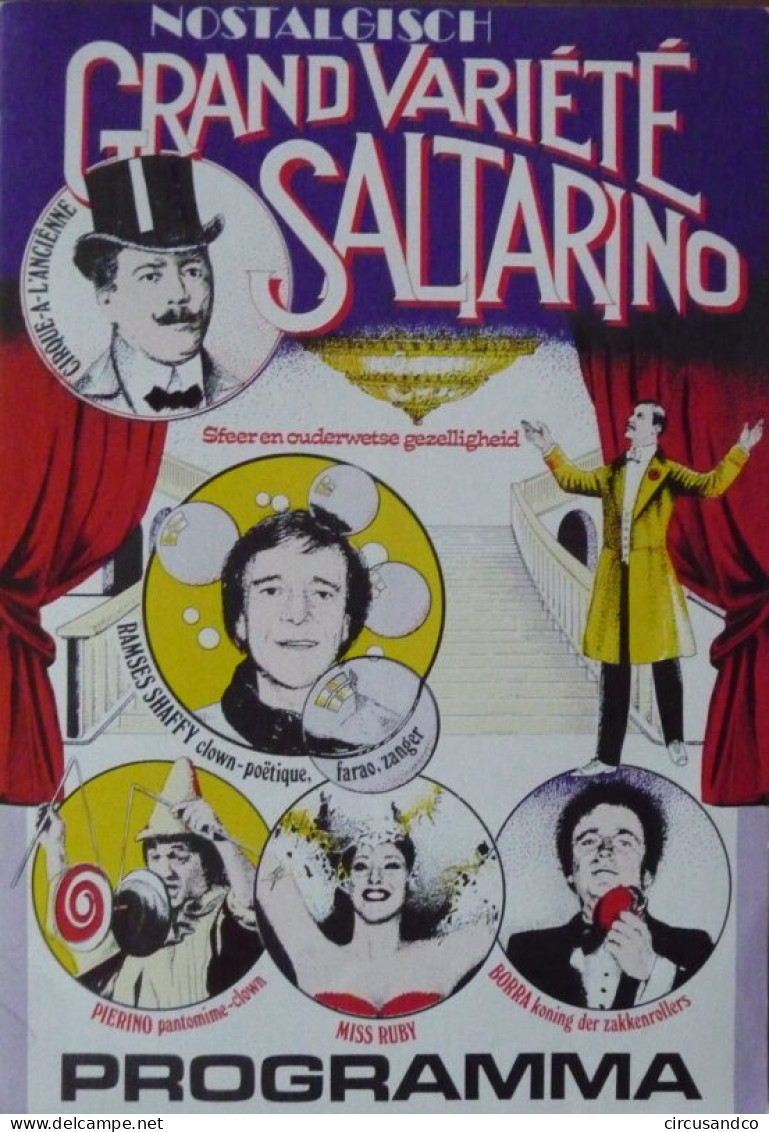 Programme Grand Variété Saltarino 1982 Cirque - 1 - Collezioni