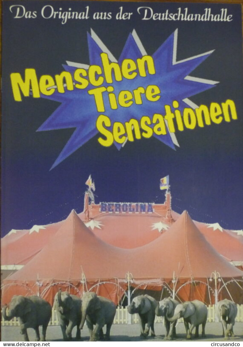 Programme Cirque Menschen Tiere Sensationen - MTS 2005? - Collezioni