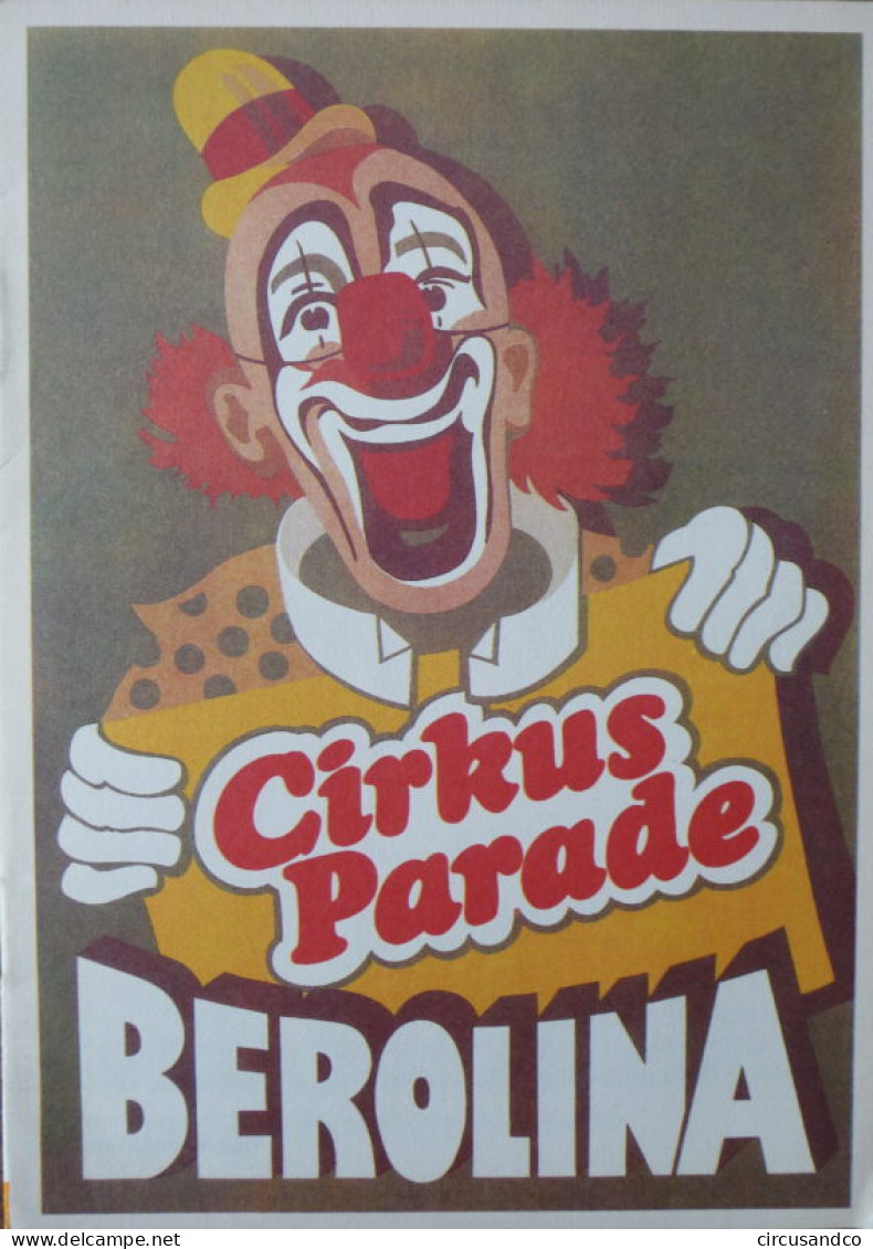 Programme Zirkus Berolina 1988 - Tournée Tchécoslovaquie - Collezioni