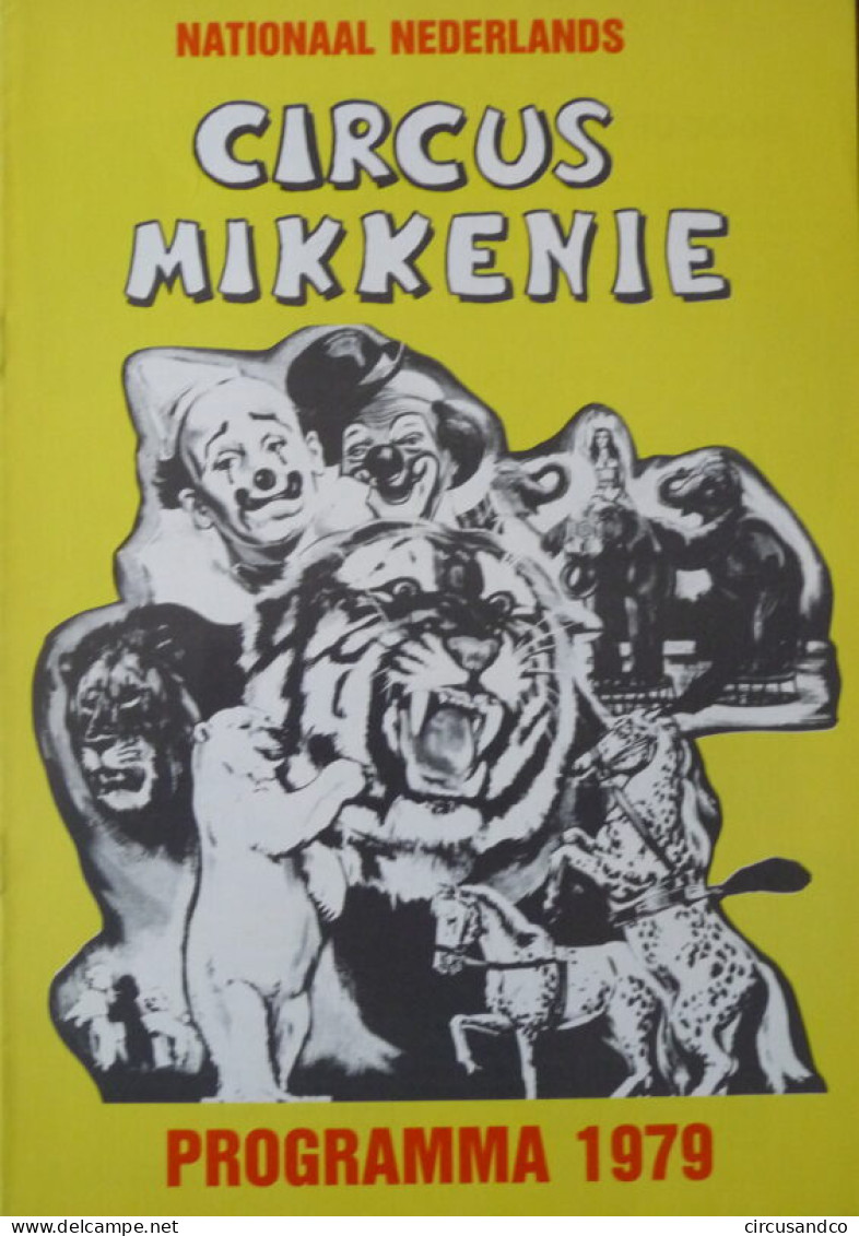 Programme Circus Mikkenie 1979 - Collezioni