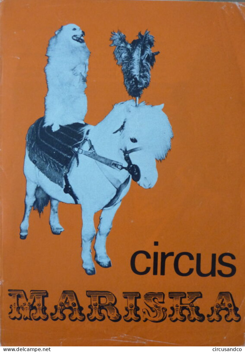 Programme Circus Mariska Années 70? - Collezioni