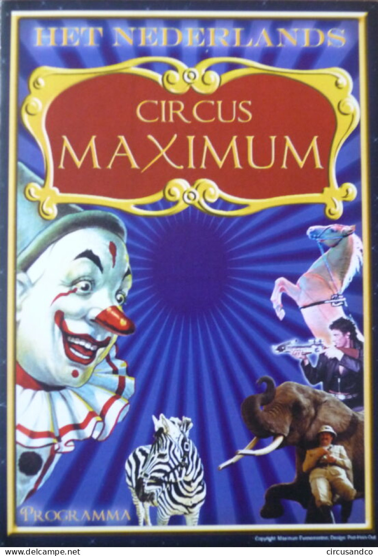 Programme Circus Maximum 2007 ? - Collezioni