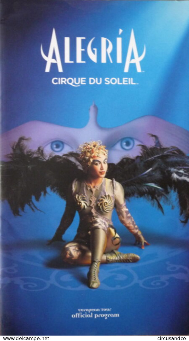 Programme Cirque Du Soleil ALEGRIA 2006 Tournée Européenne - Collezioni