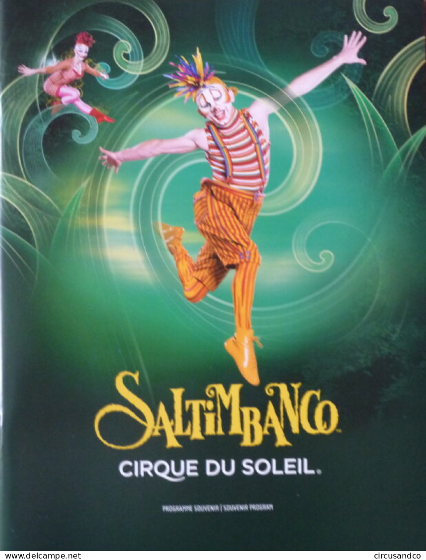 Programme Cirque Du Soleil SALTIMBANCO 2011 Paris - Collezioni