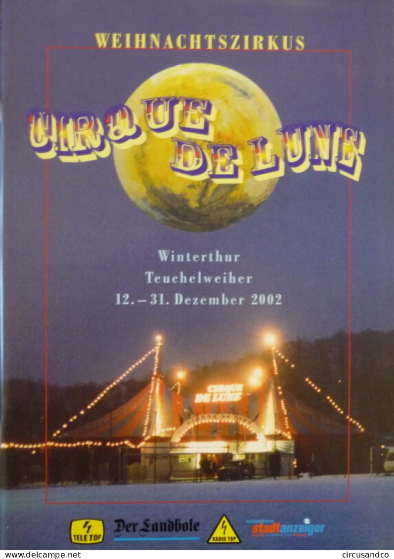 Programme Cirque De Lune 2002 - Collezioni