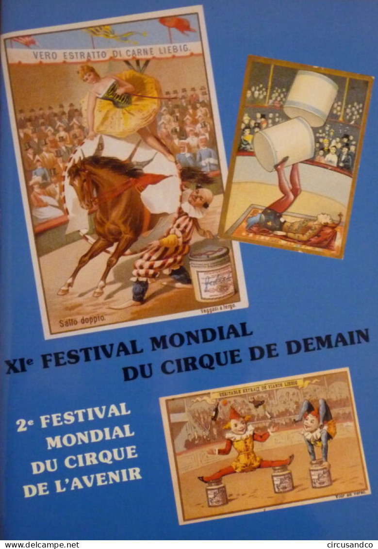 Programme 11ème Festival Mondial Du Cirque De Demain 1988 - Collezioni