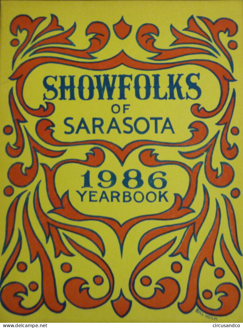 Brochure Showfolks Of Sarasota Circus Yearbook 1986 - Collezioni