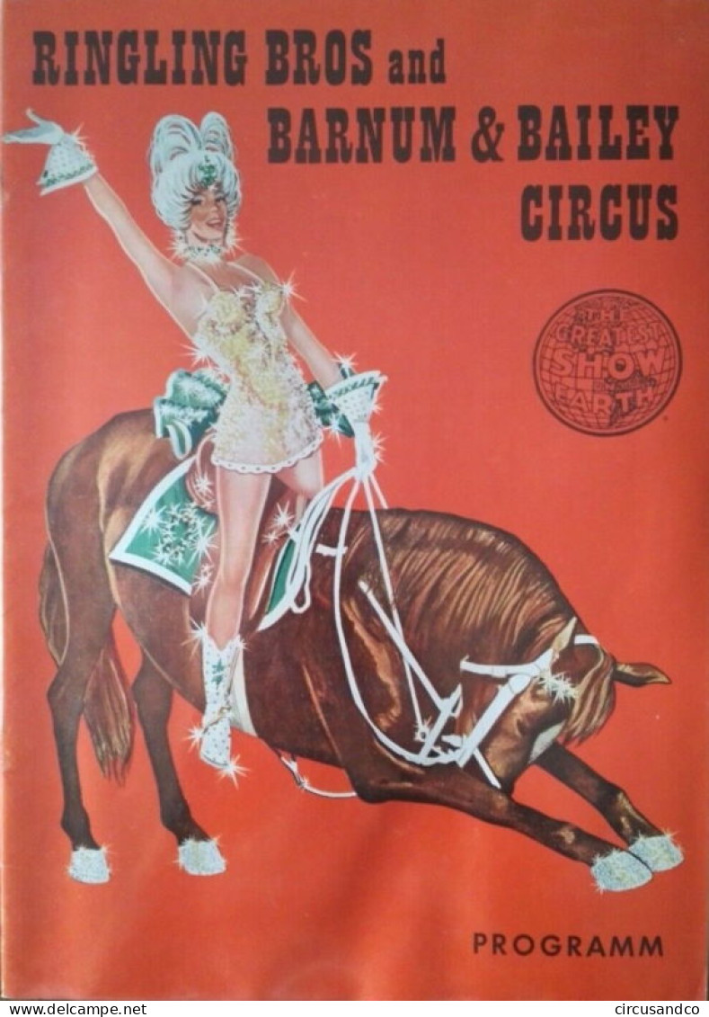 Programme Ringling Bros And Barnum & Bailey Circus 1964 Tournée Allemagne - Collezioni