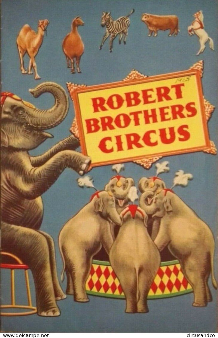 Programme Robert Brothers Circus 1965 - Collezioni