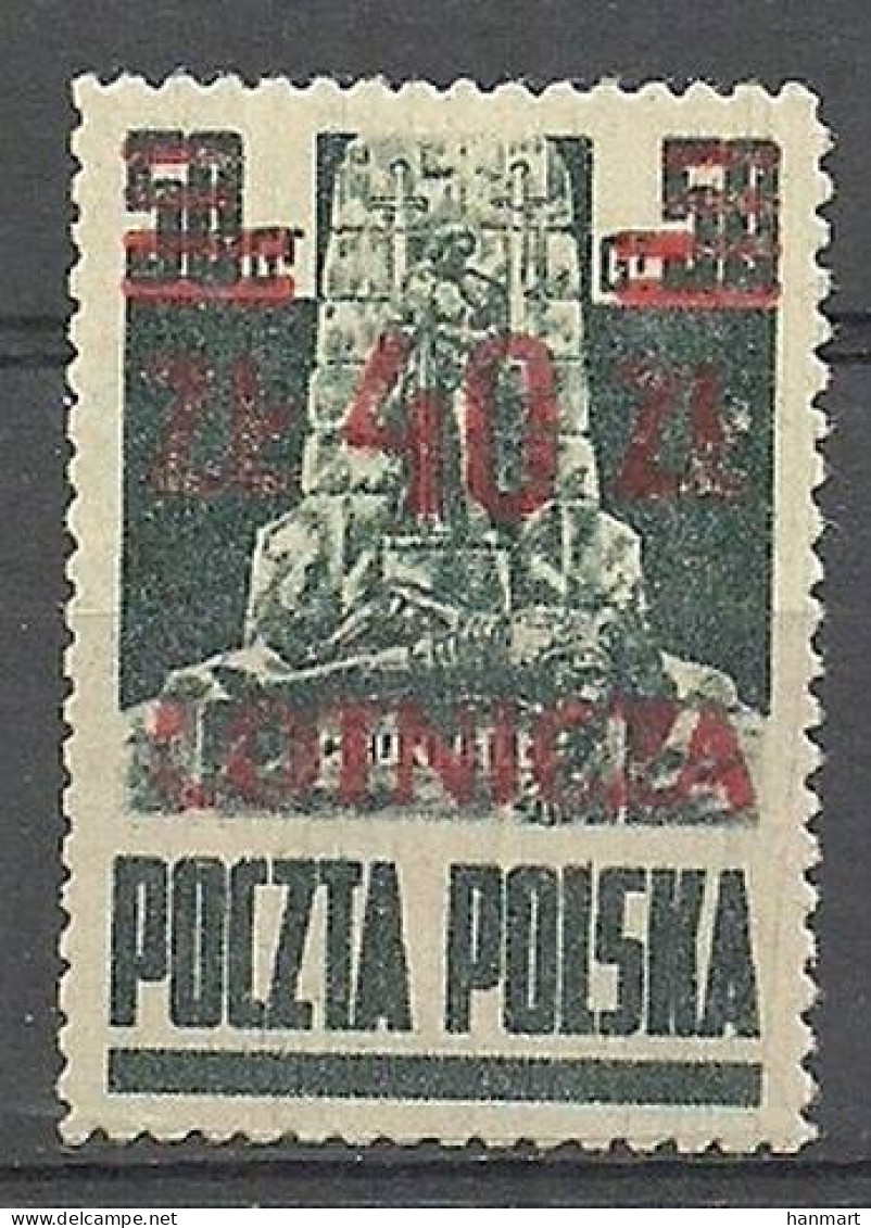 Poland 1947 Mi 476 Fi 441 MNH  (LZE4 PLD476) - Monuments