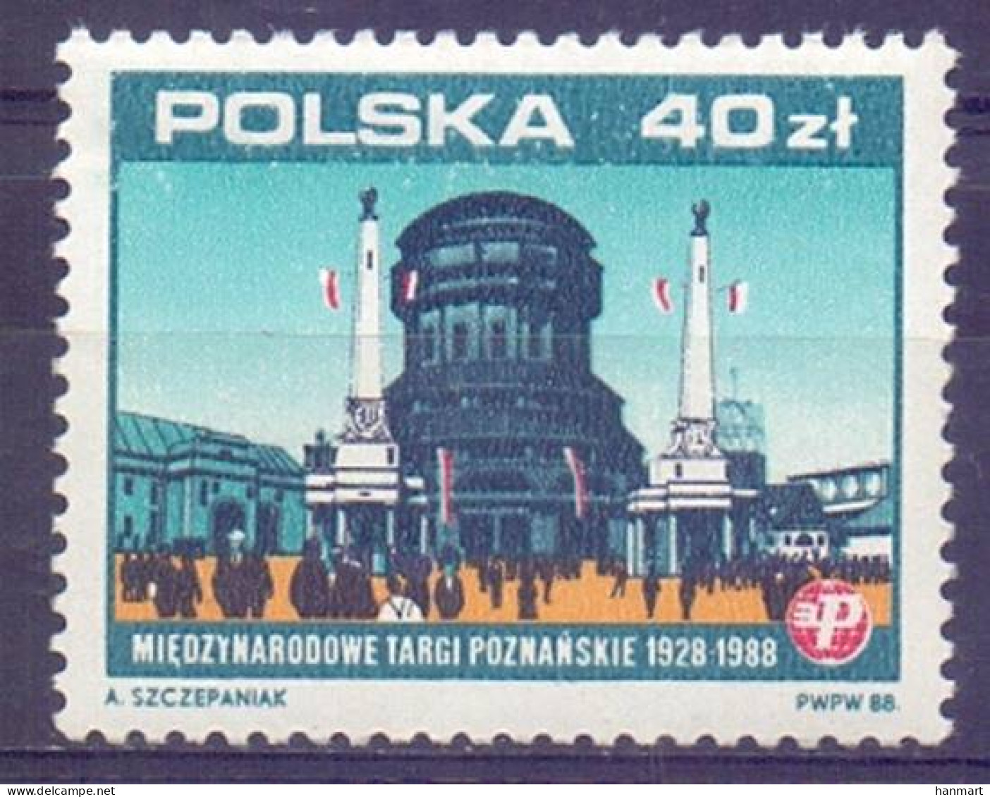 Poland 1988 Mi 3183 Fi 3035 MNH  (ZE4 PLD3183) - Otras Exposiciónes Internacionales