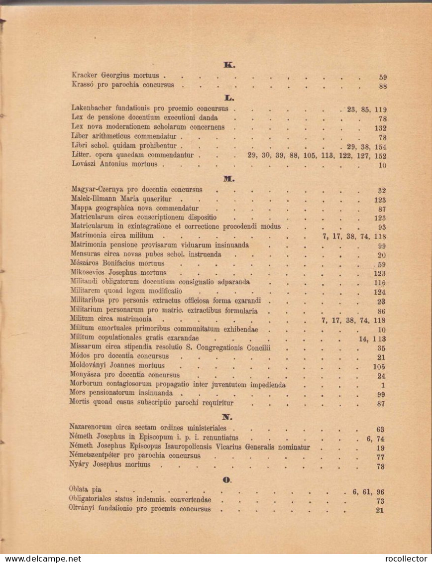 Ordines circulares ad venerabilem clerum almae diocesis Csanádiensis de anno 1873, 1874-1876, 1877-1878, 1880 Temesvar