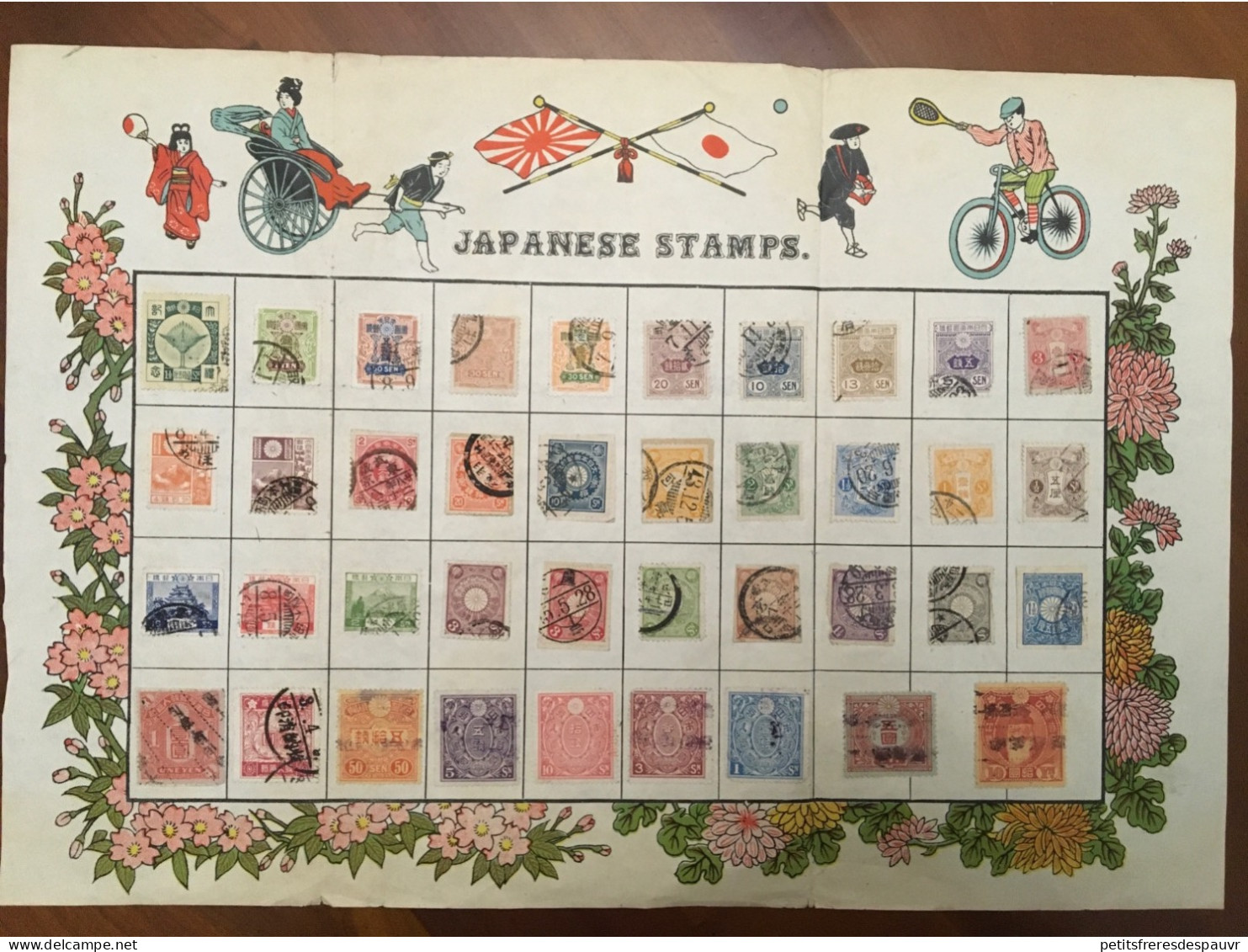 Japan - Numerous Stamps Used - Nice Presentation - Gebraucht