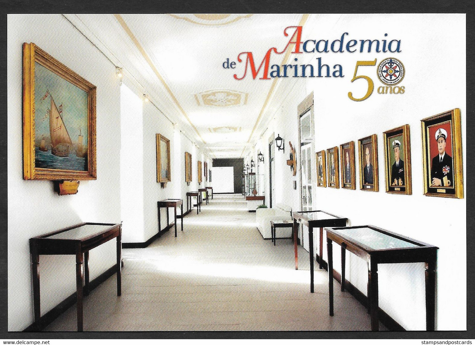 Portugal Academie De L' Armée De Mer Entier Postal 2019 Stationery Militar Navy Academy - Ganzsachen